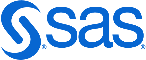 SAS logo in blue