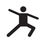 clip art figure in tai chi pose