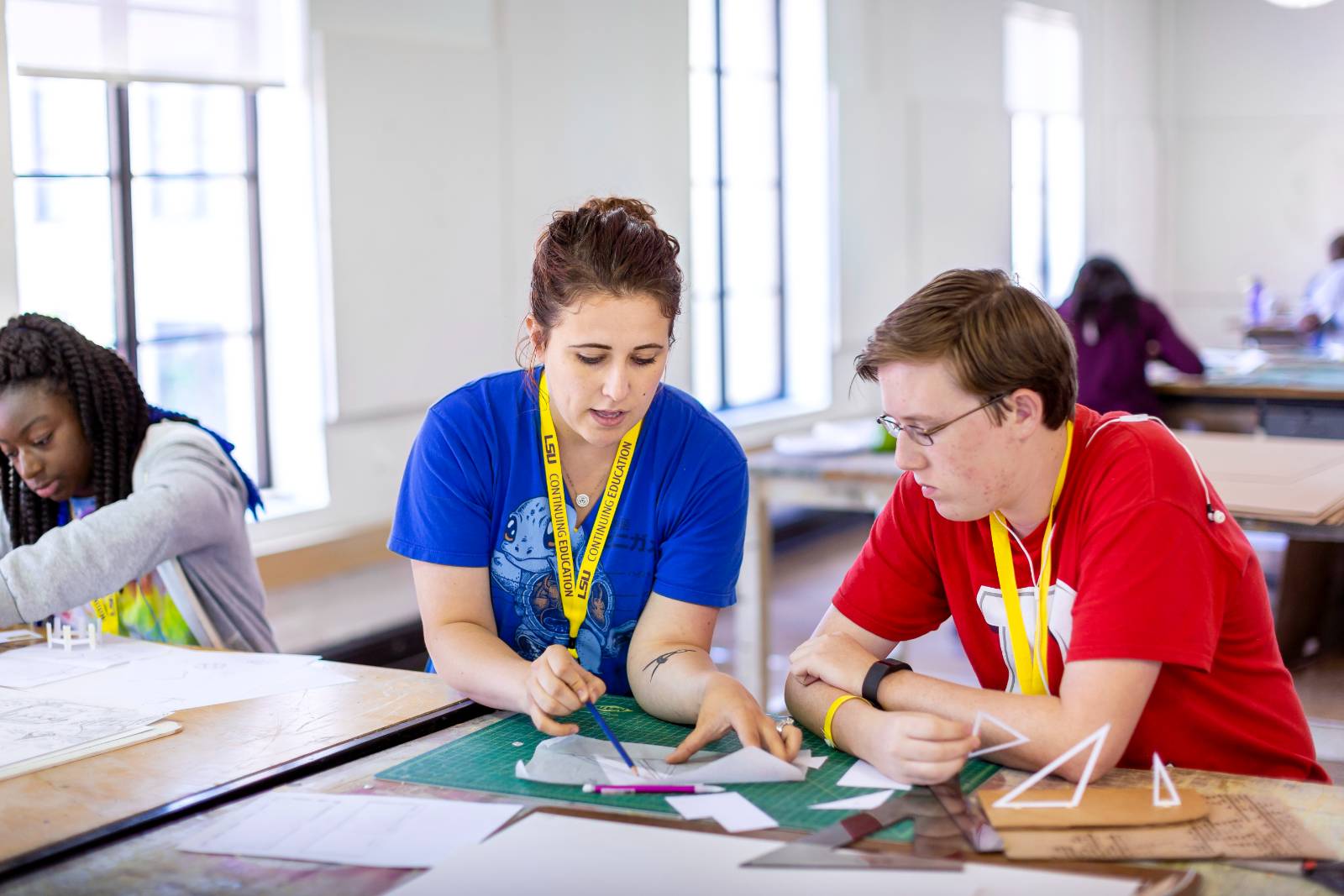 architecture summer camp participants