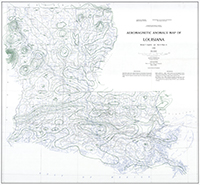 Aeromagnetic Anomaly Map of La, 1990