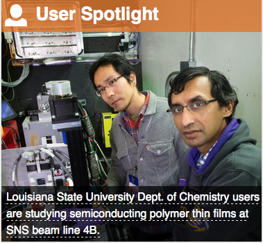 photo: ORNL spotlight Youm and Chatterjee